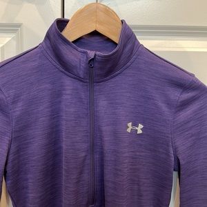 Ladies Under Armour beautiful purple, Half Zip.